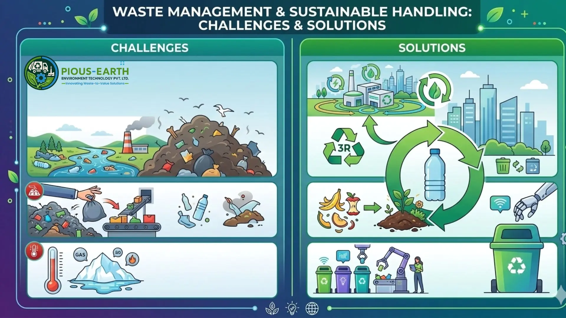 Waste Management Challenges & Solutions for Sustainability